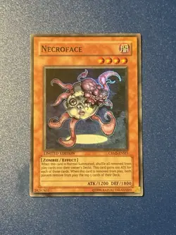 Necroface CRMS-ENSE1 - Super Rare - Limited Edition - YuGiOh LP Yu-Gi-Oh! Card - Image 2