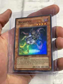 Necroface CRMS-ENSE1 - Super Rare - Limited Edition - YuGiOh LP Yu-Gi-Oh! Card - Image 1