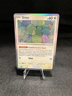 Ditto - Pokemon Trading Card Game Holofoil Splup Ability-151 - Image 1