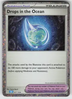 Drops in the Ocean Classic Collection Trading Card Game Classic 021/034 Pokemon - Image 1