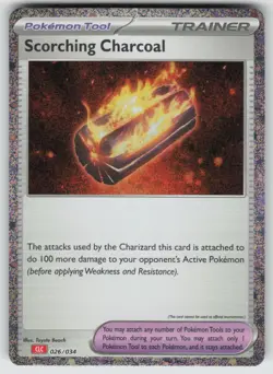 Scorching Charcoal Classic Collection Trading Card Game Classic 026/034 Pokemon - Image 1