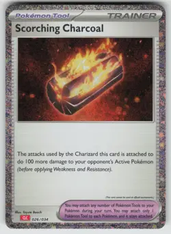 Scorching Charcoal Classic Collection Trading Card Game Classic 026/034 Pokemon - Image 1