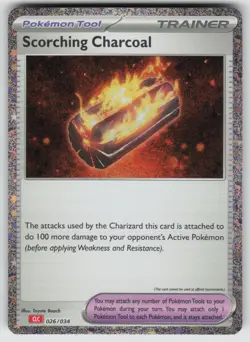 Scorching Charcoal Classic Collection Trading Card Game Classic 026/034 Pokemon - Image 1