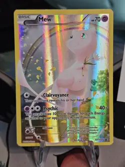 Mew - XY110 - Pokemon XY Promo Holo Rare Card LP - Image 1