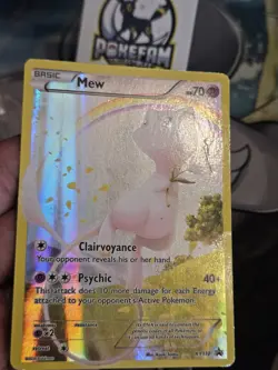 Mew - XY110 - Pokemon XY Promo Holo Rare Card LP - Image 5