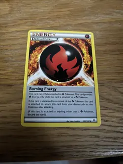 Pokemon TCG Card 2015 Special Burning Energy BREAKthrough 151/162 - Image 1