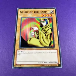 Spirit of the Harp YS11-EN001 Common 1st Edition Yugioh Trading Card TCG - Image 1