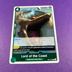 One Piece Lord Of The Coast OP11-028 A Fist Of Divine Speed Trading Card TCG - Image 2