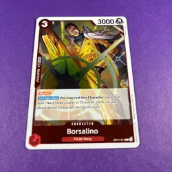 One Piece Borsalino OP11-014 A Fist Of Divine Speed Trading Card TCG - Image 1