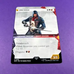 Assassin's Creed X MTG Arno Dorian Card 0139 Magic The Gathering Card TCG WOTC - Image 2