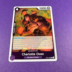One Piece Charlotte Oven Foil OP11-066 A Fist Of Divine Speed Trading Card TCG - Image 1