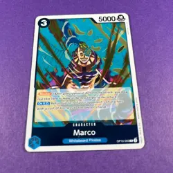 One Piece Marco Foil Character OP10-055 Royal Blood Trading Card TCG - Image 1