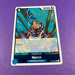 One Piece Marco Foil Character OP10-055 Royal Blood Trading Card TCG - Image 2