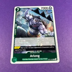 One Piece Arlong OP11-023 A Fist Of Divine Speed Trading Card TCG - Image 1