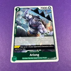 One Piece Arlong OP11-023 A Fist Of Divine Speed Trading Card TCG - Image 2