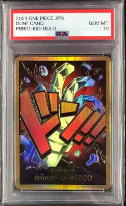 PSA 10 DON Card Eustass Kid PRB-01 Gold Frame THE BEST One Piece Japanese GEM MT - Image 1