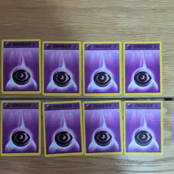 Pokemon Energy Card : Psychic Energy 129/130 (Base Set 2) x 8 - Image 1