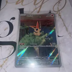 Victini #208 Promo Card Full Art From The Black And White Illustration - Image 2