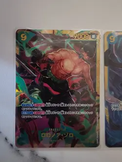 Zoro & Zoro OP06-118 SEC Wings of Captain One Piece Card Japanese Foil - Image 3