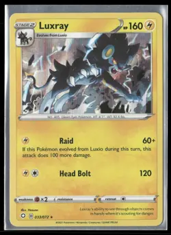 2021 Shining Fates Set Pokemon Card 033 Luxray NM - Image 1