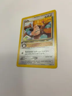 Cleffa 20/111 First 1st Edition Neo Genesis Pokemon Card TCG WOTC Rare - Image 4