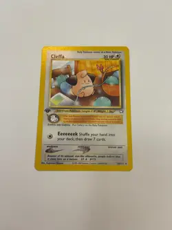 Cleffa 20/111 First 1st Edition Neo Genesis Pokemon Card TCG WOTC Rare - Image 1