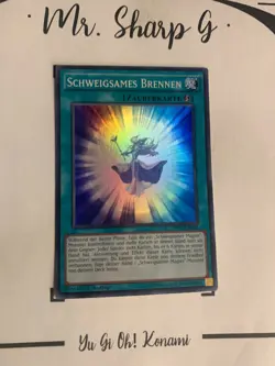 SCHWEIGSAMES BRENNEN - 1. AUFLAGE DPRP-DE005 DEUTSCH Yu-Gi-Oh! CARD SUPER RARE** - Image 4