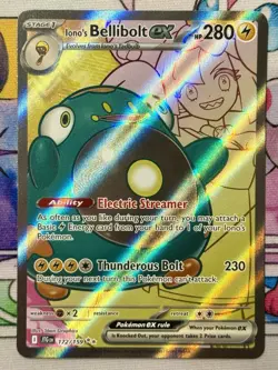 Iono’s Bellibolt ex 172/159 JTG: Journey Together English Pokemon Card NM - Image 1