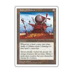 WOTC MtG 5th Ed Ankh of Mishra (R) NM - Image 1