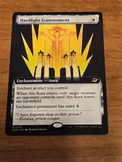 MTG Edge of Eternities - Hardlight Containment - EOE 319 - Extended Art - Image 1