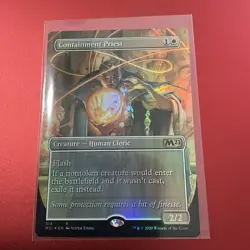 Containment Priest - Foil Extended Art M21 LP MTG NM - Image 1