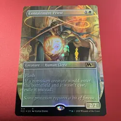 Containment Priest - Foil Extended Art M21 LP MTG NM - Image 2
