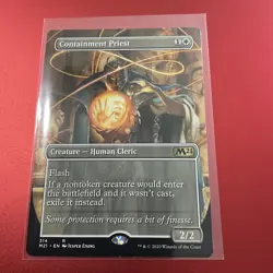 Containment Priest 314 Extended Art Core Set 2021 M21 MTG NM - Image 1