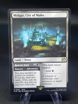 Midgar, City of Mako - Final Fantasy - NM - MTG Magic - Rare - Land - Image 1