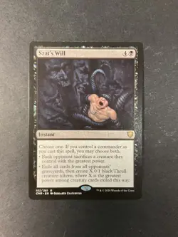 Szat's Will - Commander Legends - Magic the Gathering - MTG - Image 1