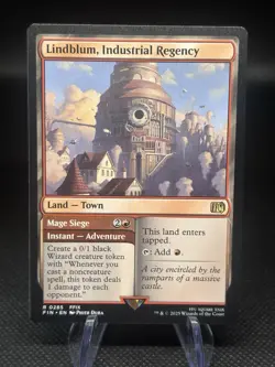 Lindblum, Industrial Regency - Final Fantasy #285 Rare - Mint, Pack Fresh - MtG - Image 1
