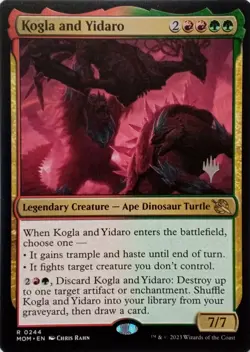 0244 KOGLA AND YIDARO RARE MARCH OF THE MACHINE MTG CARD - Image 1
