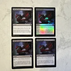 Magic the Gathering MTG Infernal Grasp Play Set Of 4 - Image 1