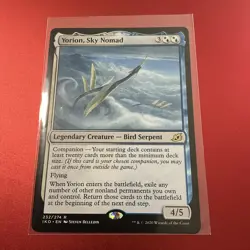 YORION SKY NOMAD 1x Rare Magic Ikoria Lair of Behemoths MTG NM - Image 1