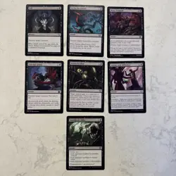 Magic the Gathering MTG Black Commander Removal Lot Of 7 - Image 1