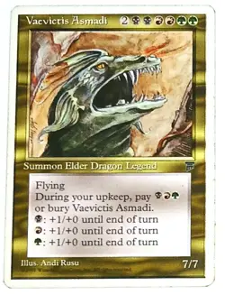Magic The Gathering * MTG * Vacvictis Asmadi * Chronicles - Image 1