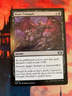 MTG Tarkir Dragonstorm Bitter Triumph - Image 1