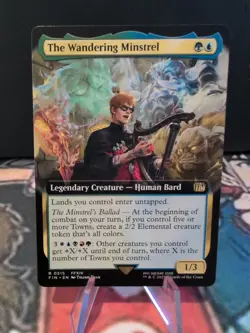 MTG The Wandering Minstrel (Extended Art) - 515 / English / Near Mint - Image 1