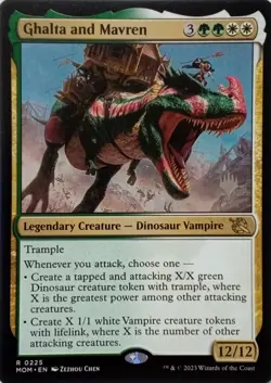 0225 GHALTA AND MAVREN RARE MARCH OF THE MACHINE MTG CARD - Image 1