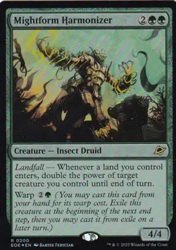 MTG Edge of Eternities - Mightform Harmonizer - EOE 200 - FOIL - Image 2