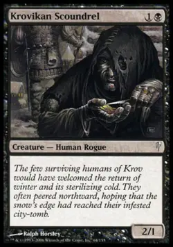 Krovikan Scoundrel -Foil Medium Play MTG Coldsnap - Image 1