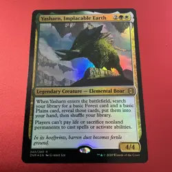 Yasharn, Implacable Earth #240 (Foil) (NM) Zendikar Rising ZNR Magic MTG - Image 1