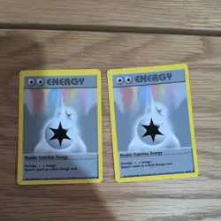 Pokemon Card Double Colorless Energy 96/102 Base Set WOTC Played x2 - Image 1