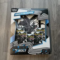 Pokemon TCG New Set Black Bolt Binder Collection - New & Sealed Ready to Ship! - Image 1
