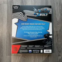 Pokemon TCG New Set Black Bolt Binder Collection - New & Sealed Ready to Ship! - Image 2